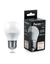 Feron LB-1406 Лампа светодиодная Шарик E27 6W 2700K