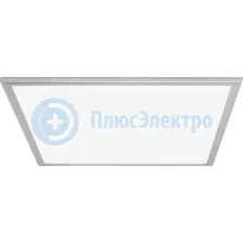 Светильник светодиодный, встраиваемый ДВО-36W 595х595х11, 4000K, 3100Лм, IP20 (AL2113) Feron Серебряный металлик